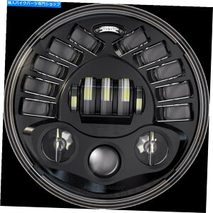 Headlight JX^_Ci~NXvo[7 "ubNLEDA_veBuwbhCg84-21n[[\tgAC Custom Dynamics ProBEAM 7" Black LED Adaptive Headlight 84-21 Harley Softail