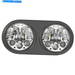 Headlight �J�X�^���_�C�i�~�N�XPB-RG13A-C���[�h�O���C�h�p�̓K���w�b�h�����vLED-Chrome Custom Dynamics PB-RG13A-C LED Adaptive Headlamps For Road Glide - Chrome�y���s�A���i�z