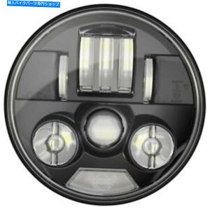 Headlight Ch̎񒷂̂߂2014-2022JX^_Ci~NX7 "Probeam LEDwbhvubN 2014-2022 for Indian Chieftain CUSTOM DYNAMICS 7" Probeam LED Headlamp Black