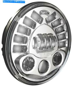 Headlight JX^_Ci~NX7 "Probeam LEDKyfX^}EgwbhvN Custom Dynamics 7" ProBEAM LED Adaptive Pedestal Mount Headlamp Chrome