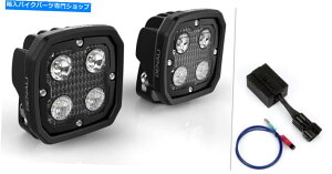 Headlight Denali 2.0 D4 Trioptic LED Light Kit + Datadim�f���A�����x�R���g���[���[ DENALI 2.0 D4 TriOptic LED Light Kit + DataDim Dual-Intensity Controller�y���s�A���i�z
