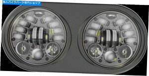 Headlight �J�X�^���_�C�i�~�N�X�A�_�v�e�B�uLED�w�b�h�����v-HarleyDavidson -BlackPB -RG13A -B CUSTOM DYNAMICS Adaptive LED Headlamps - Harley Davidson - Black PB-RG13A-B�y���s�A���i�z