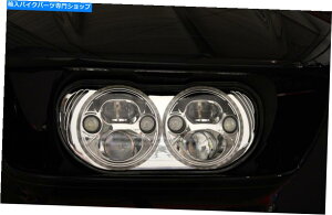 Headlight 15-21�n�[���[���[�h�O���C�h�X�y�V����FLTRXS�J�X�^���_�C�i�~�N�X�w�b�h���C�g�N����FLTR 15-21 for Harley Road Glide Special FLTRXS CUSTOM DYNAMICS Headlight Chrome FLTR�y���s�A���i�z