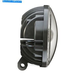 Headlight JM 5.75inBKLEDwbhCg-Black -0555111 J&M 5.75in. Adaptive LED Pedestal Headlight - Black - 0555111