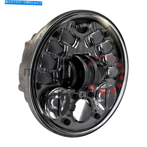 Headlight Adaptive 2 Motorcycle Headlight LED 5.75 "5 3/4"ubN0555091 PAR46 8690A 12V Adaptive 2 Motorcycle Headlight LED 5.75" 5 3/4" Black 0555091 PAR46 8690A 12V