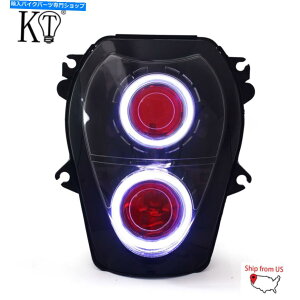 Headlight KT Angel Halo Angel Eye LEDwbhCgLED Suzuki Hayabusa GSX1300R 1999-2007 KT Angel Halo Angel Eye Led Headlight LED for Suzuki Hayabusa GSX1300R 1999-2007
