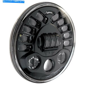 Headlight J.W.Xs[J[A_veBu2 LEDwbhCg-7 " - ubN| 0555011 J.W. Speaker Adaptive 2 LED Headlight - 7" - Black | 0555011