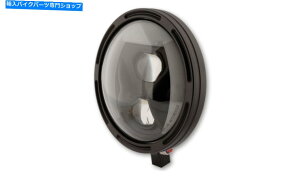 Headlight HighSider Black 7 "LEDA_veBuwbhCg`gebNR-1{g}Eg223-257 Highsider Black 7" LED Adaptive Headlight Tilt Tech R-1 Bottom Mount 223-257