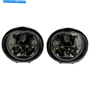 Headlight JX^_Ci~NXLEDwbhCg-5-3/4 "-BLACK-yACDTB -575ov -B CUSTOM DYNAMICS LED HEADLIGHT - 5-3/4" - BLACK - PAIR CDTB-575OV-B