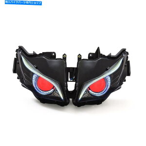 Headlight 1x LEDI[goCHonda CBR1000RR 2012-2016 Red̃wbhCgAZu܂ 1X LED Motorcycle Completed Headlight Assembly for Honda CBR1000RR 2012-2016 Red