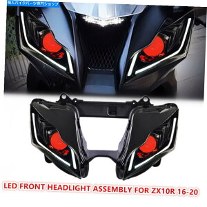 Headlight KT�́A���Ninja ZX10R 2016-2020 Red�̃w�b�h���C�g�����[�h���܂��� KT LED Headlight for Kawasaki Ninja ZX10R 2016-2020 Red