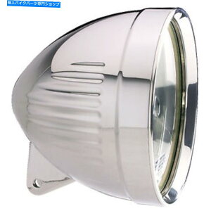 Headlight �t���w�b�h���C�g�n�E�W���O-7 �a�t���u���b�h���[�e�� - �����ꂽ�A���~�j�E�� Headwinds headlight housing-7 Bradley Bullet w/Grooves - Polished Aluminum�y���s�A���i�z