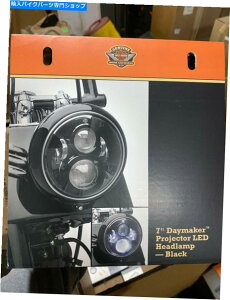 Headlight Harley -Davidson 7 Daymaker�v���W�F�N�^�[LED�w�b�h�����v-Black67700267 Harley-Davidson 7 Daymaker Projector LED Headlamp - Black 67700267