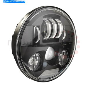 Headlight JW�X�s�[�J�[0555311���f��8680 LED�I�[�g�o�C�w�b�h���C�g5.75 �u���b�N5 3/4 ECE JW Speaker 0555311 Model 8680 LED Motorcycle Headlight 5.75 BLACK 5 3/4 ECE�y���s�A���i�z