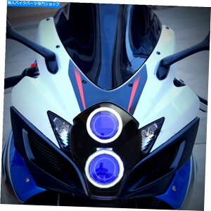Headlight �X�Y�LGSXR750 GSX-R750 2006-2007�w�b�h�����v�u���[��1X LED�w�b�h���C�g�A�Z���u�� 1X LED Headlight Assembly for Suzuki GSXR750 GSX-R750 2006-2007 Head Lamp Blue�y���s�A���i�z