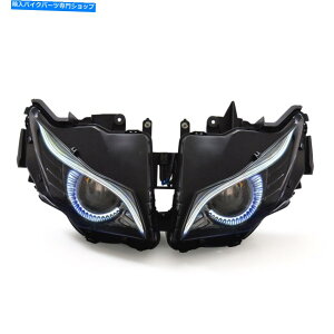 Headlight �z���_CBR1000RR 12-16�t�����g�����v�z���C�g��1X LED�I�[�g�o�C�w�b�h���C�g�A�Z���u�� 1X LED Motorcycle Headlights Assembly for Honda CBR1000RR 12-16 Front Lamp White�y���s�A���i�z