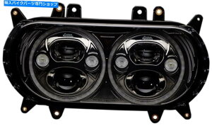 Headlight JX^_Ci~NXCDTB-RG-15-Bn[[[hOCh15-21pubNN Custom Dynamics CDTB-RG-15-B Black Chrome for Harley Road Glide 15-21