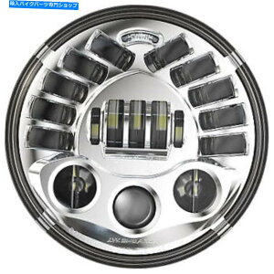 Headlight A_v^[JX^_Ci~NXA_veBuwbhCg7 "Chrome PB-7A-14-C Custom Dynamics Adaptive Headlight with Adapter 7" Chrome PB-7A-14-C