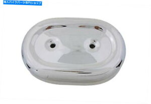 Air Filter ȉ~`̃GAN[i[Jo[Chrome Harley-DavidsonɓK܂ Oval Air Cleaner Cover Chrome fits Harley-Davidson