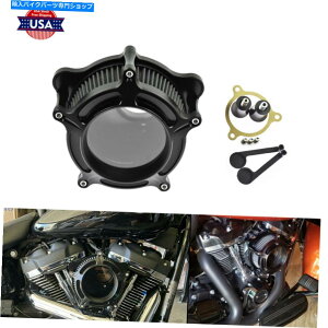 Air Filter ȃGAN[i[O[tB^[n[[c[OOChFLH\tgACFLSɃtBbg Transparent Air Cleaner Gray Filter Fit For Harley Touring Glide FLH Softail FLS