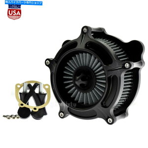 Air Filter }bg^[rGAtB^[O[Ce[NN[i[_Ci00-17\tgGC2000-15ɓKĂ܂ Matte Turbine Air Filter Gray Intake Cleaner Fit For Dyna 00-17 Softail 2000-15