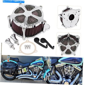 Air Filter NGAN[i[zCtB^[CNCJbgn[[c[OgbN2008-2016 Chrome Air Cleaner Intake Filter CNC Cut Fit For Harley Touring Trike 2008-2016