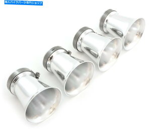 Air Filter 4̃Vo[xX^bÑZbg-39mm -Honda CB500 CB550 CB750 Cafe Chopper Set of 4 Silver Velocity Stacks - 39mm - Honda CB500 CB550 CB750 Cafe Chopper