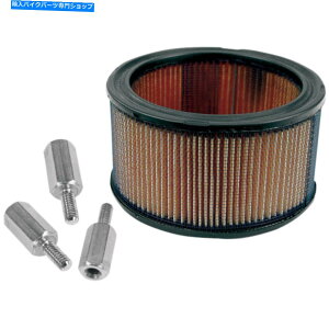 Air Filter SSTCNnCt[GAtB^[ - X[p[E/X[p[GLu^[| 17-0045 S&S Cycle High-Flow Air Filter - Super E/Super G Carburetor | 17-0045