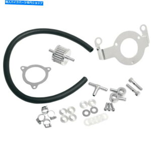 Air Filter �h���b�O�X�y�V�����Y�N�����N�P�[�X�u���[�U�[�u���P�b�g�L�b�g�n�[���[�c�A�[�\�t�g�A�C��FXD 08-17 Drag Specialties Crankcase Breather Bracket Kit Harley Touring Softail FXD 08-17�y���s�A���i�z