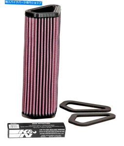 Air Filter K��N�t�B���^�[�n�C�t���[�G�A�t�B���^�[�p�t�H�[�}���X�G�A�A�b�v�O���[�hDU-1007�ɓK�� K&N Filters High-Flow Air Filter Performance Air Upgrade DU-1007 Fits Ducati�y���s�A���i�z