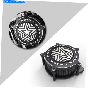Air Filter tBbgH-D 2008-16c[OGAN[i[ړX^[RgXgJbg Fit H-D 2008-16 TOURING Air Cleaners Moving Star Contrast Cut