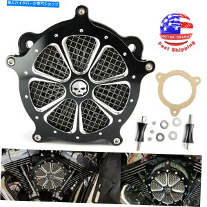 Air Filter n[[cA[FLHX FLHR FLH/T 2008-2016pnCt[tB^[GAN[i[Lbg High Flow Filter Air Cleaner Kits For Harley Touring FLHX FLHR FLH/T 2008-2016