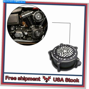 Air Filter GAN[i[tBbgH-D 2006-15\tgACړX^[RgXgJbg Air Cleaners Fit H-D 2006-15 SOFTAIL Moving Star Contrast Cut