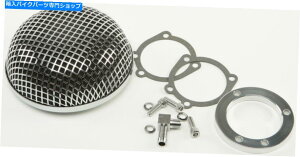 Air Filter n[hhCugGAN[i[EhbVkeihin cvY34-229 HARDDRIVE Retro Air Cleaners Round Mesh Keihin CV Carbs #34-229