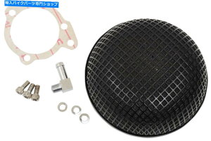 Air Filter hbOXyVeB[1010-1610]u{uvgX^C̃GAN[i[ubN Drag Specialties [1010-1610] "Bob" Retro-Style Air Cleaner Black