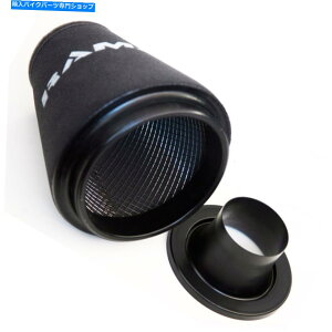Air Filter ubNGA[WR[GAtB^[70mm OD Black Ramair Large Cone Air Filter 70mm OD