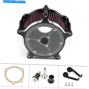 Air Filter Harley Sportster XL883 XL1200 1988-2022ɓKubNGAN[i[zCtB^[tB^[ Black Air Cleaner Intake Filter Fit for Harley Sportster XL883 XL1200 1988-2022