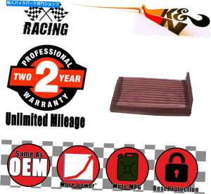 Air Filter K��N���[�V���O /�X�|�[�c�G�A�t�B���^�[ - ���}�n�I�[�g�o�C��OE���� K&N Racing / Sport Air Filter - OE Replacement for Yamaha Motorcycles�y���s�A���i�z