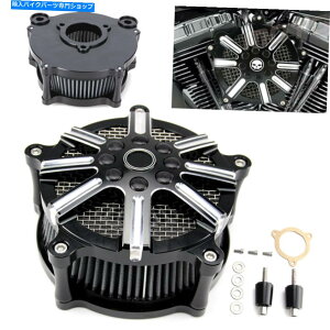 Air Filter n[[cA[[hLOFLTR 2008-2016CNCJbgGAN[i[zCtB^[ CNC Cut Air Cleaner Intake Filter For Harley Touring Road King FLTR 2008-2016
