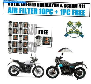 Air Filter Royal Enfield "HimalayanScram 411"GAtB^[10pc+ 1 /GNXvXz Royal Enfield "HIMALAYAN & SCRAM 411" Air Filter 10PC+ 1 FREE / Express Shipping