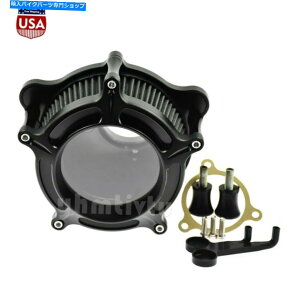 Air Filter O[Ce[NGAtB^[ubNGAN[i[M8\tgACc[OgCN17-19ɓKĂ܂ Grey Intake Air Filter Black Air Cleaner Fit For M8 Softail Touring Trike 17-19