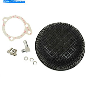 Air Filter ubNu{uvgX^C5.5 "GAN[i[̓n[[SSX[p[E / GYɓK܂ Black "Bob" Retro Style 5.5" Air Cleaner Fits Harley S&S Super E / G Carb