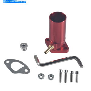 Carburetor MikuniLu^[VM24Ԏ荞݃pCv196 212CC GX200 CT200 PWK24 GO KART VM24 Red Intake pipe for Mikuni Carburetor 196 212cc GX200 CT200 pwk24 Go Kart
