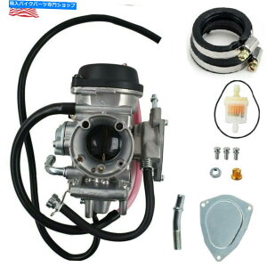 Carburetor 2003N2008N̋zC}jz[hu[cLu^[XYLQuadsport Z400 LTZ 400 Carburetor with Intake Manifold Boot for 2003-2008 Suzuki Quadsport Z400 LTZ 400