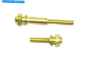 Carburetor �^�J�̃L���u���^�[�A�W���X�^�[�l�W�Z�b�g�́A�n�[���[�_�r�b�h�\���ɓK�����܂� Brass Carburetor Adjuster Screw Set fits Harley-Davidson