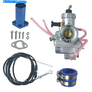 Carburetor VM24Lu^[u[Y}jz[hLbg212cc gx200 196cc go kart VM24 Carburetor Blue Carb Manifold Kit For 212cc GX200 196cc Go Kart