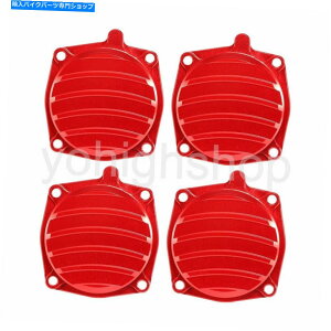 Carburetor }nv-max1200 1994-2007bh4PCSA~jẼLu^[YgbvJo[ Carburetor Carb Top Covers For Yamaha V-max1200 1994-2007 Red 4PCS Aluminum