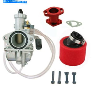 Carburetor VM22ߐHҗp̃Lu^[ƃGAtB^[212cc~Nj196cc~joCNS[J[g VM22 Carburetor&Air Filter For Predator 212cc Mikuni 196cc Mini Bike Go Kart