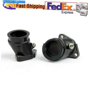 Carburetor 2xLu^[YzC}jz[hu[gpCvz_RCA250 CMX250 UA CA 2x Carburetor Carb Intake Manifold Boot Pipe For Honda Rebel CA250 CMX250 UA CA