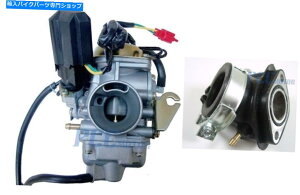 Carburetor 24mm GY6 150ccLu^[Ce[N}jz[hybgXN[^[Go Kart M CA10+IN05 24mm GY6 150cc CARBURETOR & INTAKE MANIFOLD MOPED SCOOTER GO KART M CA10+IN05